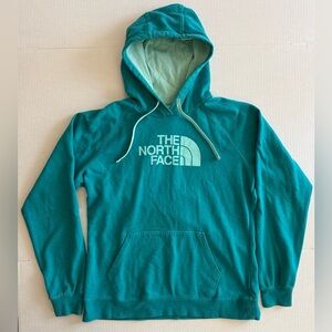 The North Face Half Dome pullover hoodie teal XL